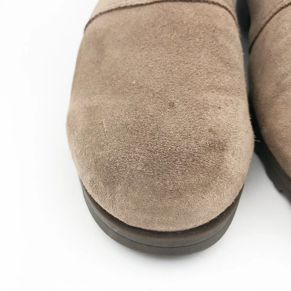 SOREL Boots Womens 6 Emelie Tan Suede Chelsea Ankle Boot Waterproof or Youth 5